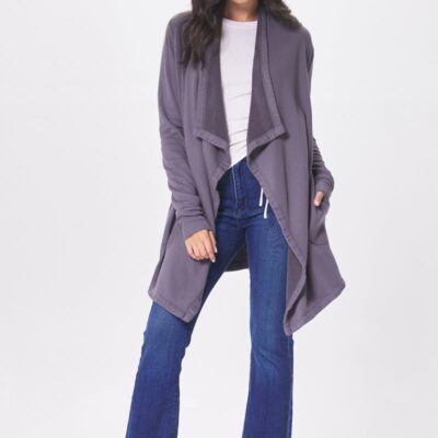 NEWPORT DRAPED PLUSH CARDI