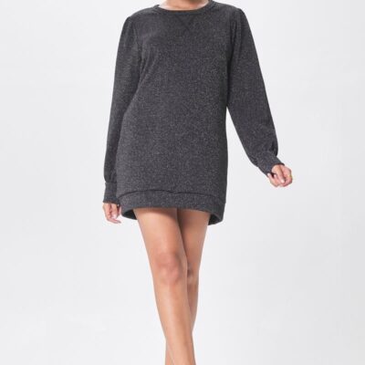 JUST LANDED PULLOVER SPARKLE DRESS