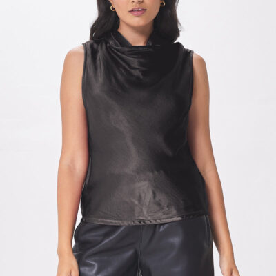 CHARISMA SILKY MOCK NECK TANK