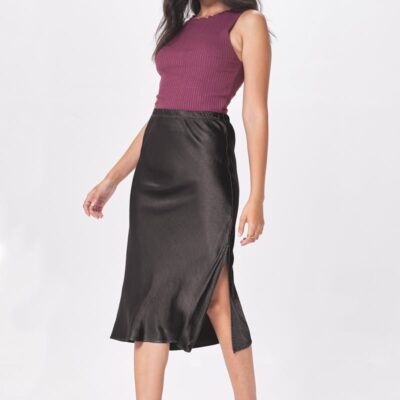 DORIT SILKY SLIP SKIRT