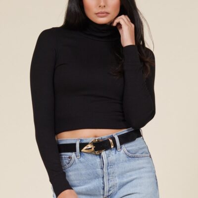 NADIA CROP TURTLENECK