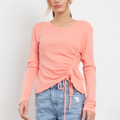 CELESTIAL RUCHED THERMAL TOP