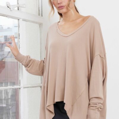 OPHELIA OVERSIZED THERMAL PULLOVER